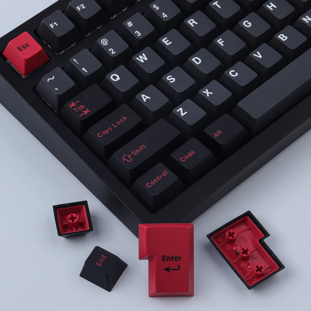 GMK Evil Dolch Keycaps 163 Keys ABS Double Shot Cherry Profile Keycaps Set for Cherry Gateron MX Switches Mechanical Keyboards