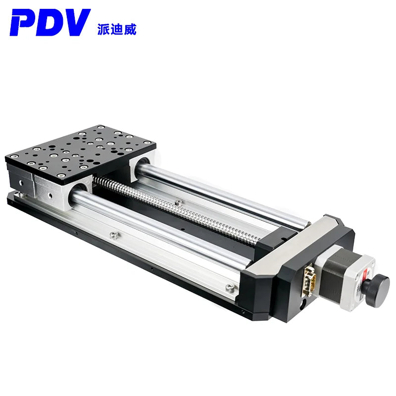 PT-GD130P 50/100/150/200/300/400/500 Miniature Motorized High Precision Linear Stages Translation Stage