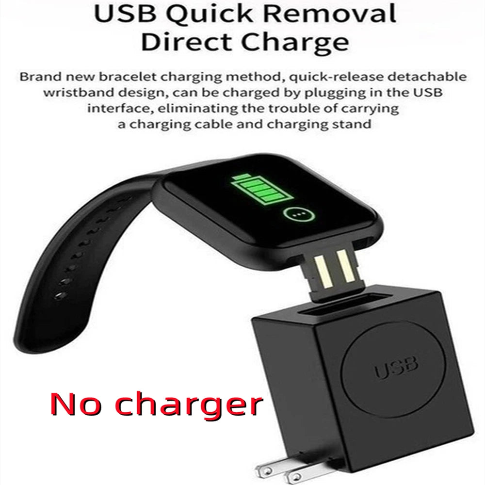 Smartwatch Men Women Wristwatches Smart Watch Message Fitness Monitor Bracelet Birthday Gift Electronic Clock For Android IOS